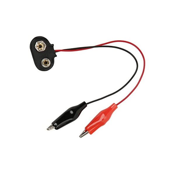 Battery Snap with Crocodile Clip